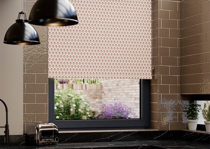 Emily Bond Hawthorn, Swiss Red - Roller Blind - Image 5